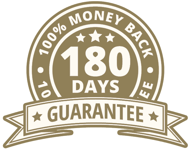 180-Day Money-Back Guarantee